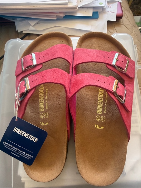 Birkenstock Shoes - Birkenstock Women's Arizona Suede NWOB-size 9-Hot Pink /Fuchsia